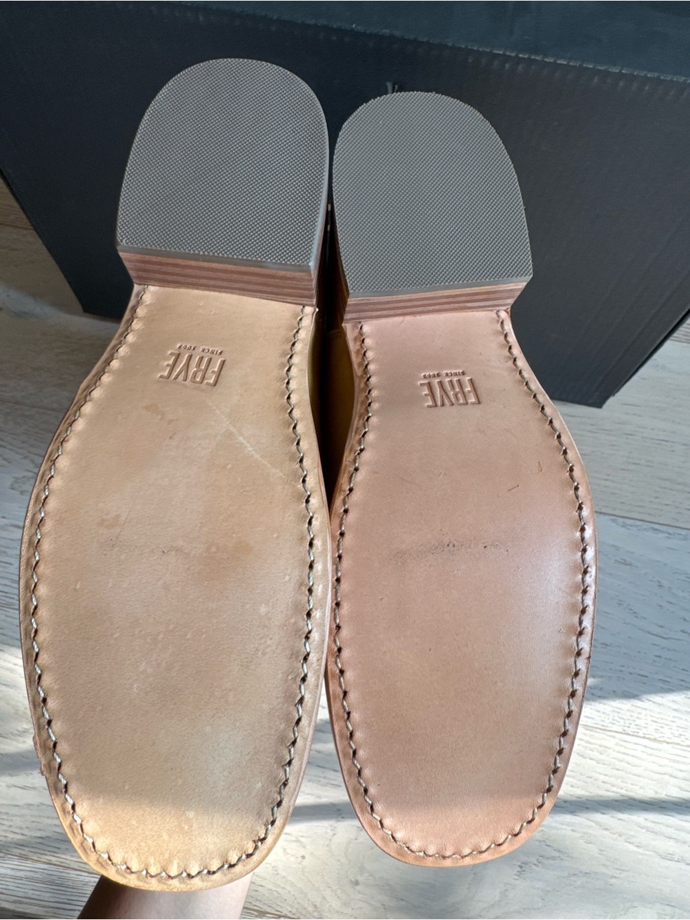 NEW FRYE Campus 14L Boots in Banana Sz: 9 Genuine Leather Tall Boots $498 - Picture 8 of 16